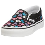 Vans Classic Kids Unisexe – Enfants Chaussures de Sport – 536404 - Noir - Swirly Hearts (Black Paisley Purple), 30.5 EU