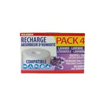 Bolaseca - Recharge absorbeur humidite galets 450 g lavande (boite de 4)