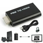 PS2 to HDMI Converter Adapter Adaptor For PlayStation 2 HD RCA AV Audio Video