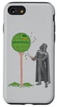 Coque pour iPhone SE (2020) / 7 / 8 Star Wars Darth Vader Death Star Topiary