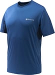 Beretta Unisex Flash Tech T-Shirt Blue Beret, M