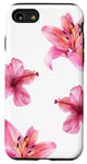 Coque pour iPhone SE (2020) / 7 / 8 Collage de fleurs estivales Tiger Lily Hibiscus Hawaii Beach