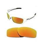 NEW POLARIZED CUSTOM FIRE RED LENS FOR OAKLEY VALVE SUNGLASSES