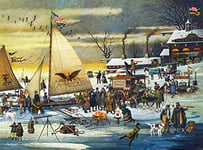 Buffalo Games - Charles Wysocki - Ice Riders on The Chesapeake Bay - 1000 Piece Jigsaw Puzzle