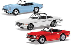 CORGI - Triumph Stag, Triumph Spitfire, Triumph TR6 - 1/43 SCALE COLLECTION