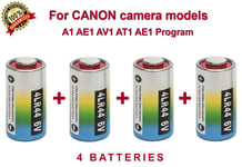 4 x batteries 6V 4LR44, pour le programme CANON A1 AE1 AV1 AT1 AE1, Mamiya RZ...