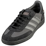 adidas Handball Spezial Mens Casual Trainers in Black Grey - 7 UK