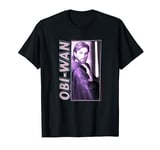 Star Wars Obi-Wan Kenobi Purple Hue Portrait T-Shirt