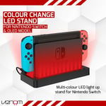 Nintendo Switch LED Console Stand - Multi-Colour Change Light Up Dock