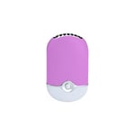 Linghhang - Sèche-cheveux portable - Violet, batterie Li-ion Mini ventilateur intégré de bureau Ventilateur de climatiseur rechargeable usb - Purple