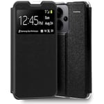 Coque Cool Flip Cover pour Xiaomi Redmi Note 13 Pro Plus 5G Uni Noir