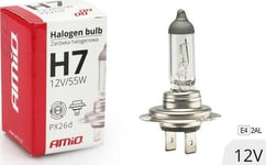 Amio Halogenlampa H7 12V 55W Uv-Filter (E4)