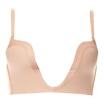 Wonderbra Women Ultimate Plunge Bra, Beige, 36E