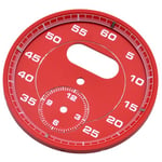 Horloge à cadran pour tableau de bord Cadran Horloge Jauge Chrono Pour Porsche Cayman 911 Macan Cayenne Boxster Panamer Rouge