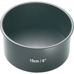 Kitchen Craft Rund Bakform löstagbar Botten Non-stick D: 15 cm H: 6,5 cm