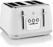 Swan Serenity 4 Slice Toaster ST19024WHT (White)