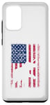 Coque pour Galaxy S20+ Drapeau américain éléphant vintage patriotique 4 juillet