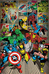 Empire 433411 Marvel Comics - Here Come The Heroes Affiche 91,5 x 61 cm