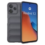EIDERWOOD Xiaomi Redmi 12 (5G) / Poco M6 Pro (5G) Fleksibelt Plastdeksel - Grå
