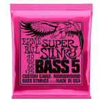 Ernie Ball Super Slinky Cordes filées en nickel pour basse électrique à 5 cordes, calibre 40-125