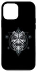 iPhone 12 mini Oni Mask Japanese Devil Yokai Demon Sacred Geometry Graphic Case