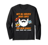 Retro Don't Hate Me Because I'm A Sexy Bearded Chubby Man Long Sleeve T-Shirt