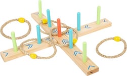 small foot Lancer d’Anneaux „Active“ en Bois, Jeu pour l’extérieur et Le Jardin pour Enfants à partir de 3 Ans, 12035