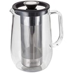Judge JDG55 Glass Cafetiere 8 Cup Coffee Maker (900ml) Unique Brew Control Plunger, Dishwasher Safe - 25 Year Guarantee