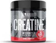 Warrior, Creatine Monohydrate Powder - 300G - Micronised for Easy Mixing - for R