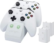 Venom Xbox One Twin Docking Station With 2X Rechargeable Battery Packs White