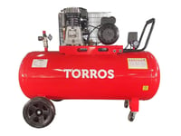 Compresseur 100l 2,2 kW / 3 Ch 10 bars 400 l/min 230V Torros TC1004010M