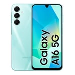 Samsung Galaxy A16 5G 128 Go, Smartphone Android déverrouillé, écran 6,7", batterie 5000 mAh, Turquoise, Version FR