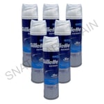 6 x GILLETTE SERIES PROTECTION SHAVE FOAM COCOA BUTTER 250ML EXP 01/22