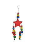 VADIGRAN Bird Toy Red Star multi color 40cm