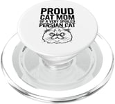 Proud Cat Mom Of A Very Spoiled Persian Cat PopSockets PopGrip for MagSafe