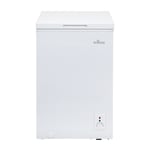 Willow 99L White Chest Freezer, Storage Basket, 4* Freezer Rating - W99CFW