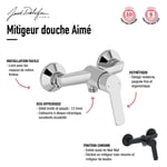 Mitigeur de douche Jacob Delafon Aimé black