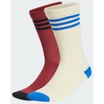 adidas Original Textured Crew Socks 2 Pairs, størrelse 46-48