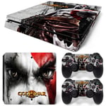 Kit De Autocollants Skin Decal Pour Console De Jeu Ps4 Slim Corps Complet Dieu De La Guerre, T1tn-Ps4slim-0166