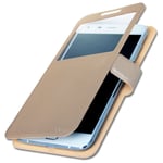 Asus Zenfone Go Zb500kl Etui Housse Coque Folio Or Gold By Ph26®