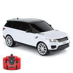 CMJ RC Cars™ Range Rover Sport Officially Licensed Remote Control Car 1:18 Scale Working Lights 2.4Ghz White
