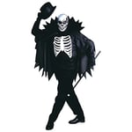 W WIDMANN MILANO Party Fashion - Costume squelette de terreur, mort-vivant, os, tête de mort, Carnaval, Halloween