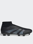 adidas Mens Predator Laceless 20.3 Firm Ground Football Boot -black, Black, Size 8.5, Men