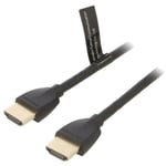 Cable hdmi 2.0 prise male des deux cotes uhd 4K 3D 3m - Noir