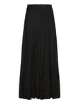 REMAIN Birger Christensen Pleated Suiting Skirt Svart