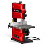 Einhell Scie à ruban TC-SB 200 + (300 W, changement de lame sans outil, butée parallèle, réglage de la hauteur, guide-lame robuste, table inclinable en continu)