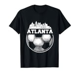 Soccer Ball Atlanta City Sky-Line Cool Sports Lover Gifts T-Shirt