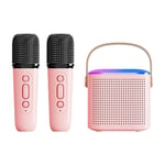 Portable Bluetooth 5.3 Speaker System with 2  Microphones Home Singing6348