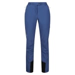 Regatta Womens/Ladies Mountain III Walking Trousers (Dusty Denim) - Dark Blue material_Synthetic - Size 12 Regular