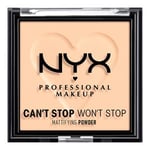 NYX Can't Stop Won't Stop Mattifying Powder - Flera färger